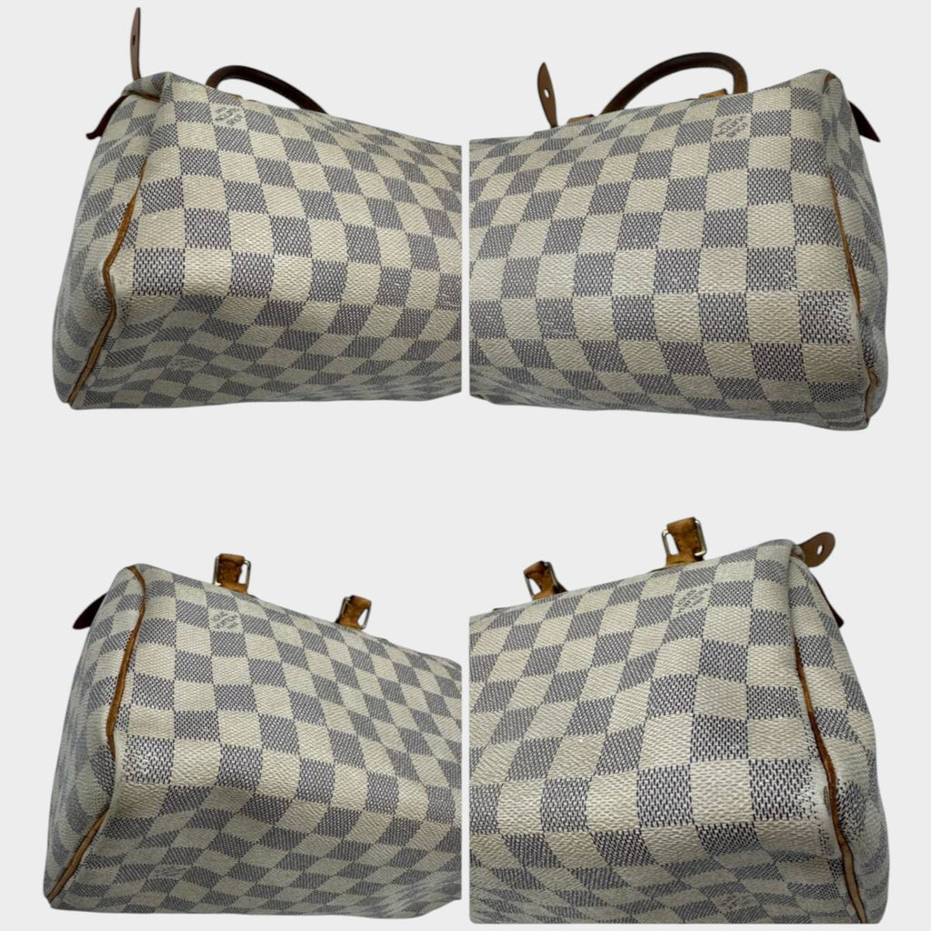 Louis Vuitton Damier Azur Speedy 25 Handtasche P3672 Tasche