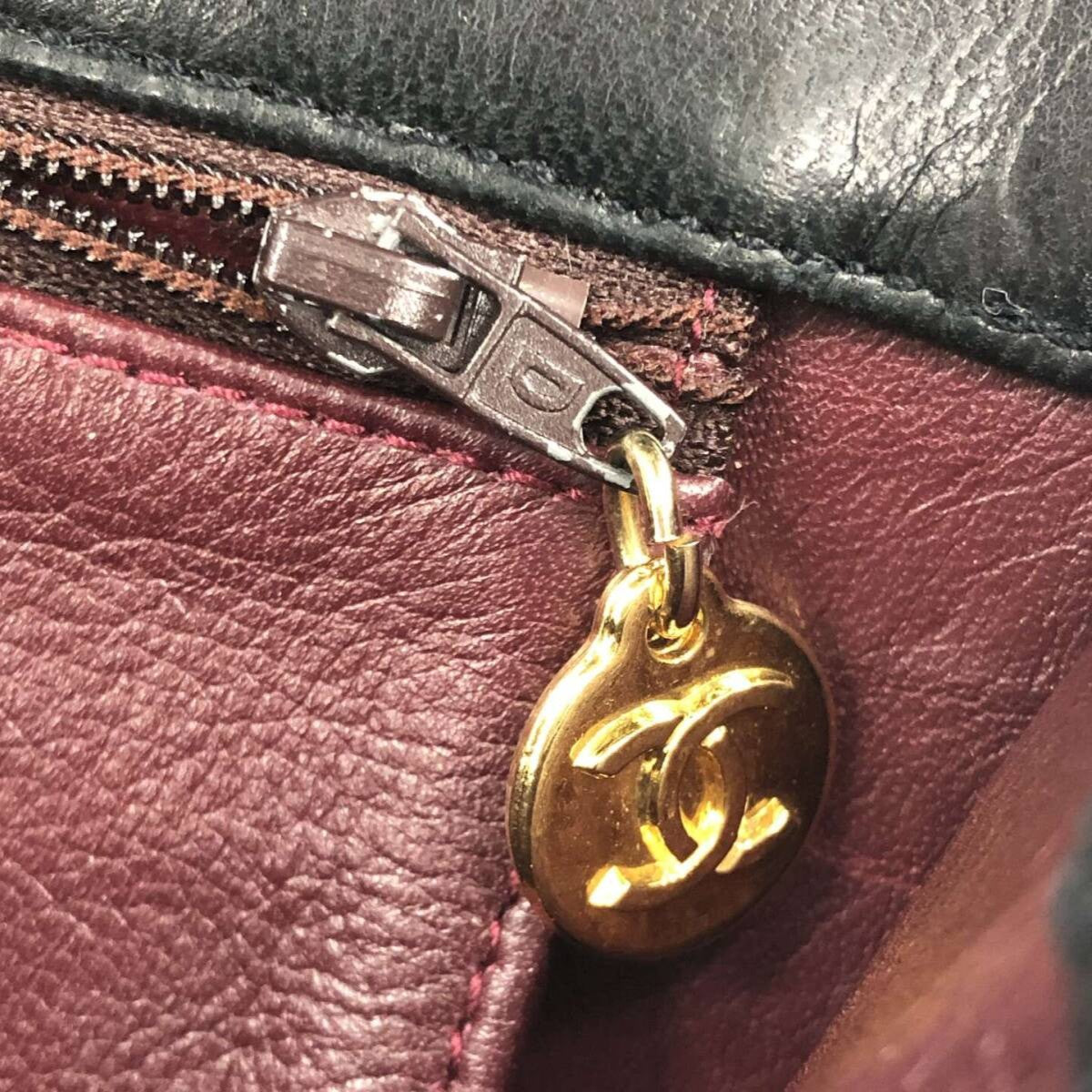 [Excellent condition] CHANEL Matelassé Chain Shoulder Bag, Black Tasche