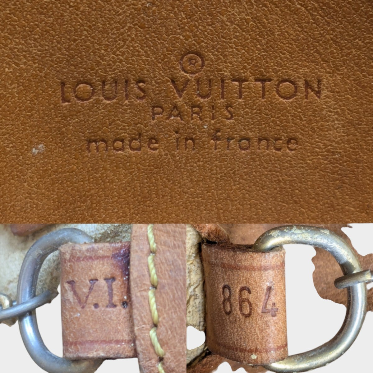 LOUIS VUITTON / VI864 Louis Vuitton Monogram Bucket PM Tasche Brown