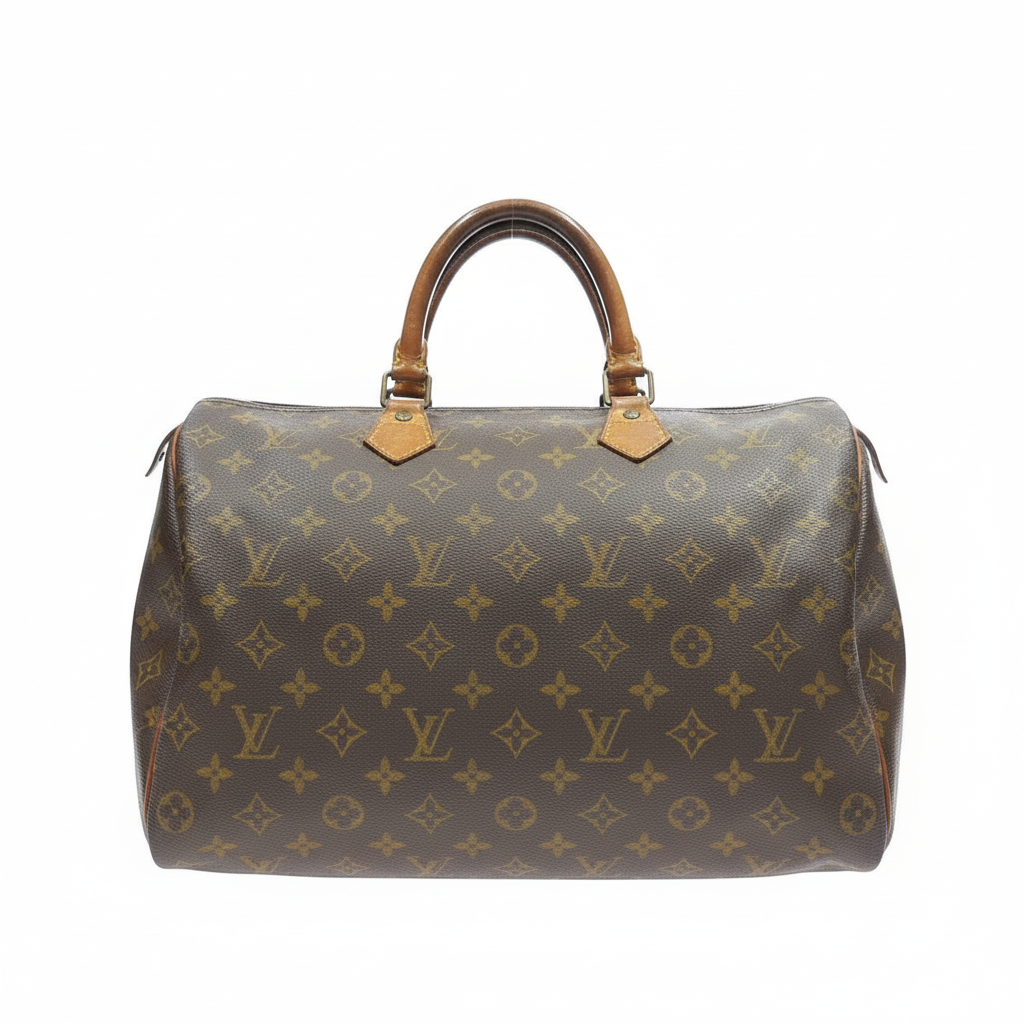 LOUIS VUITTON Speedy 35 M41524 MB1911 Monogram Tasche Bag Brown