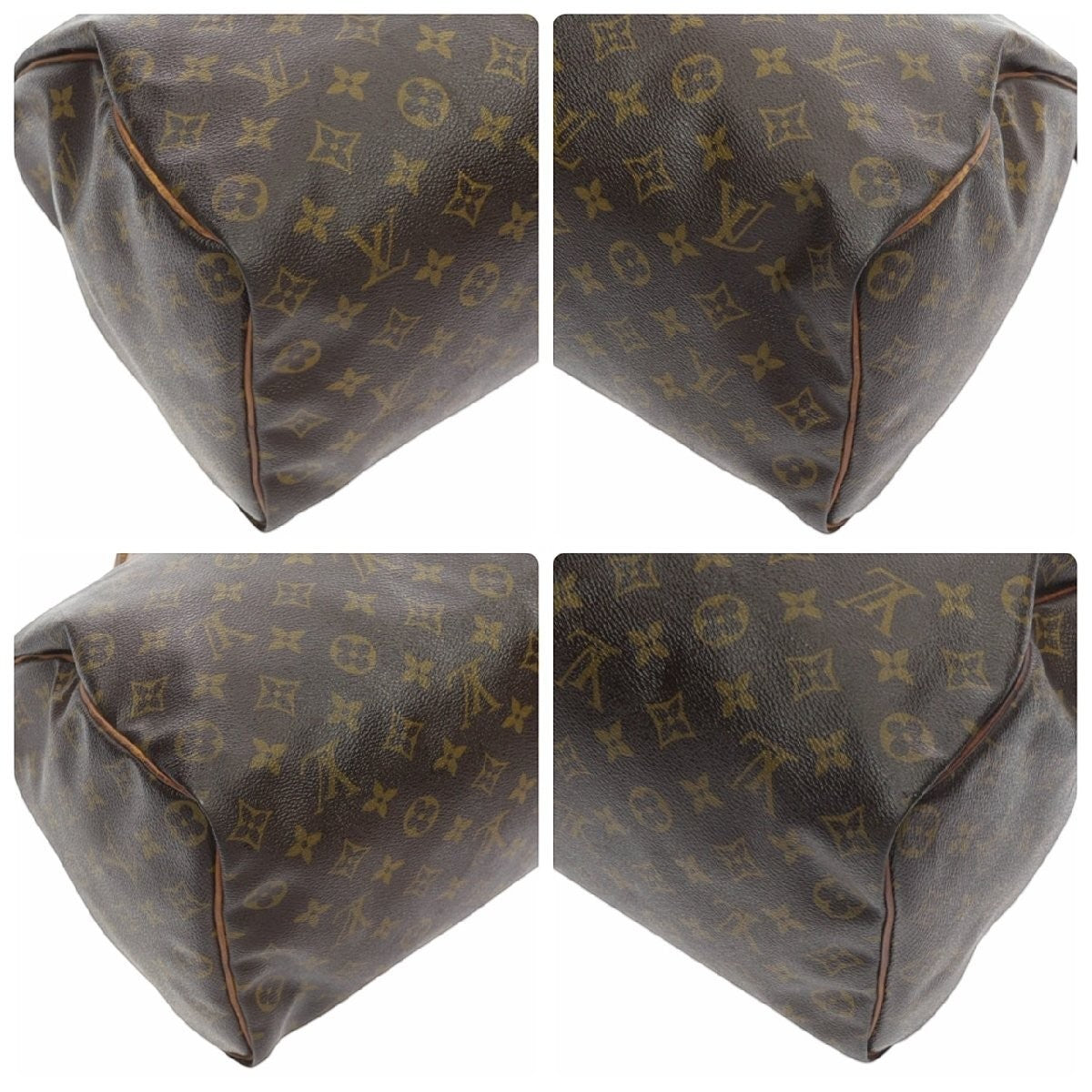 LOUIS VUITTON Speedy 35 M41524 MB1911 Monogram Tasche Bag Brown