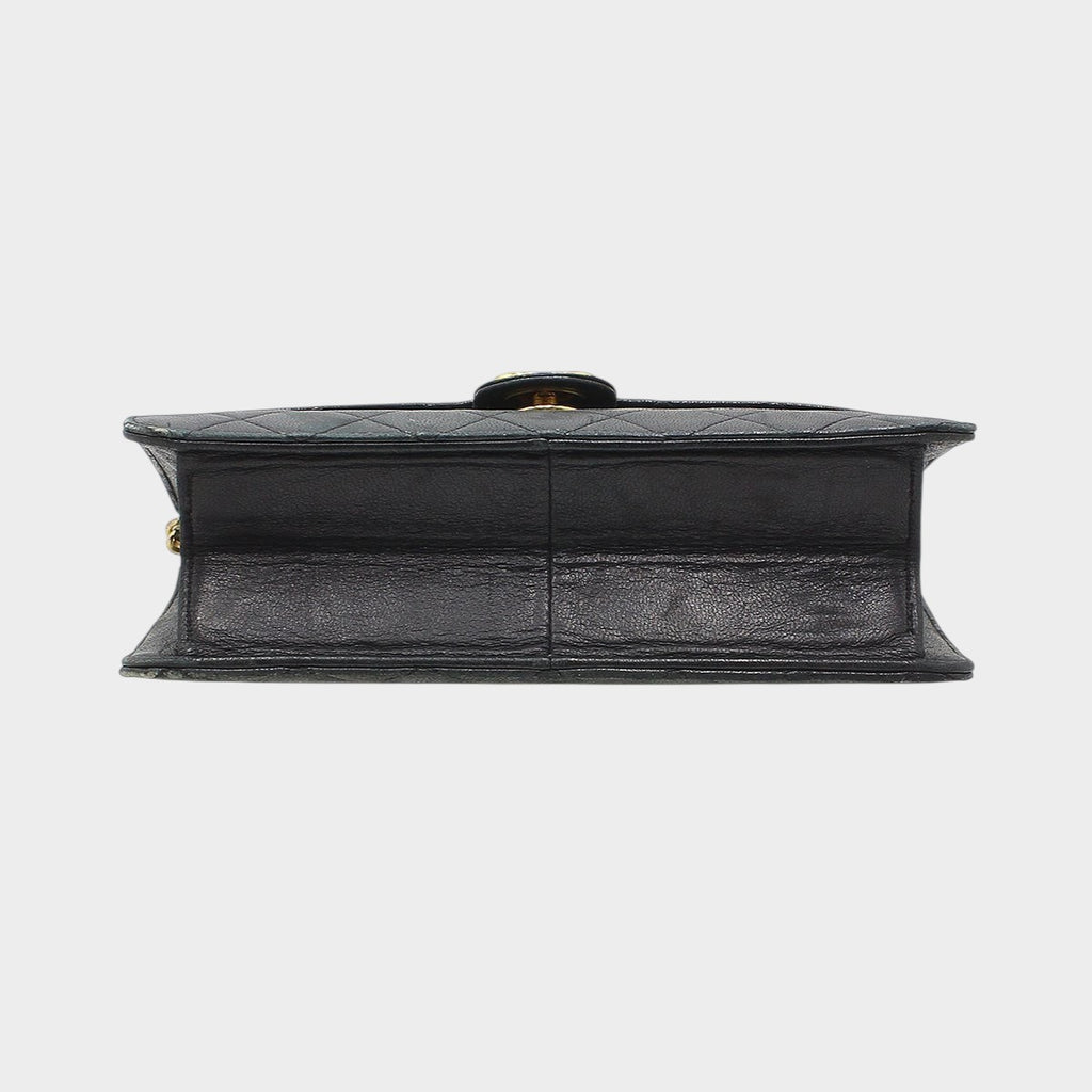 Chanel Matelassé Lambskin Push-Lock Chain Shoulder Bag Tasche