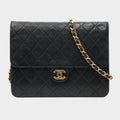 Chanel Matelassé Lambskin Push-Lock Chain Shoulder Bag Tasche