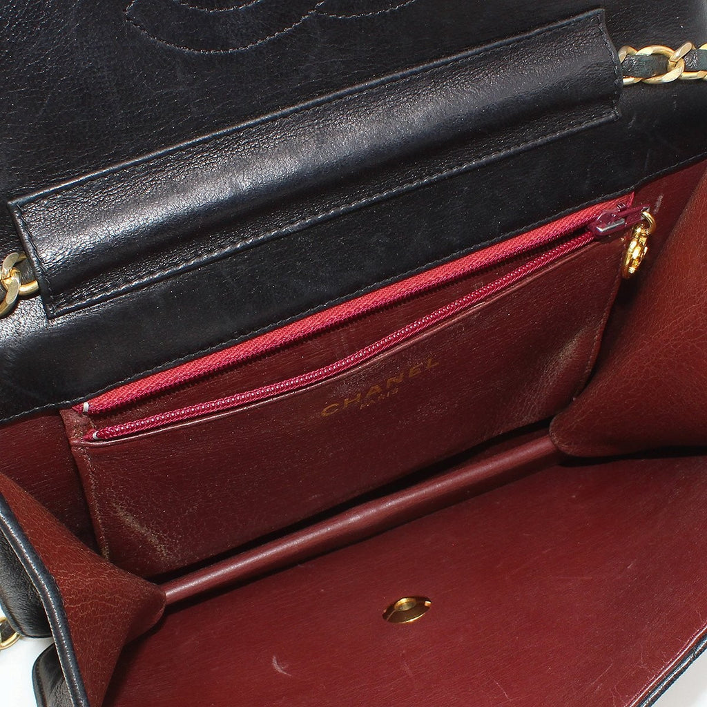 Chanel Matelassé Lambskin Push-Lock Chain Shoulder Bag Tasche