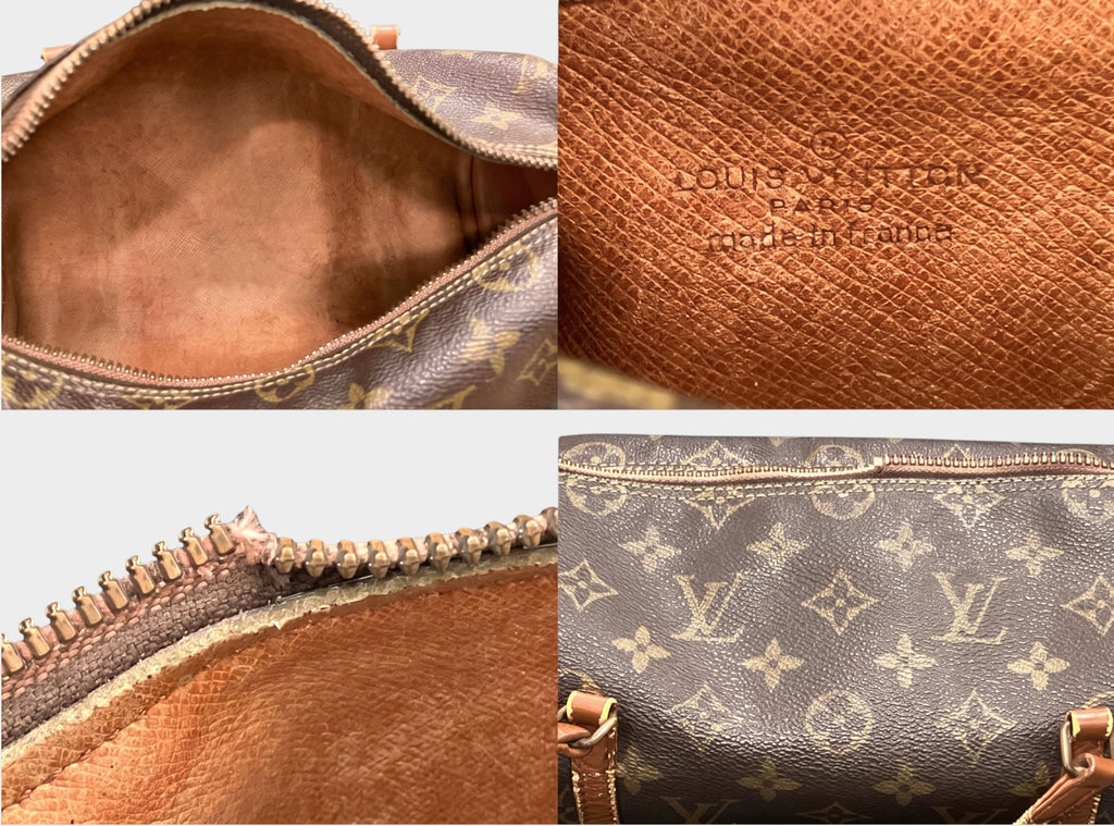 LOUIS VUITTON Monogram 843 Papillon 25 handbag. Louis Vuitton. Foldable for shipping. Zipper closure not possible.