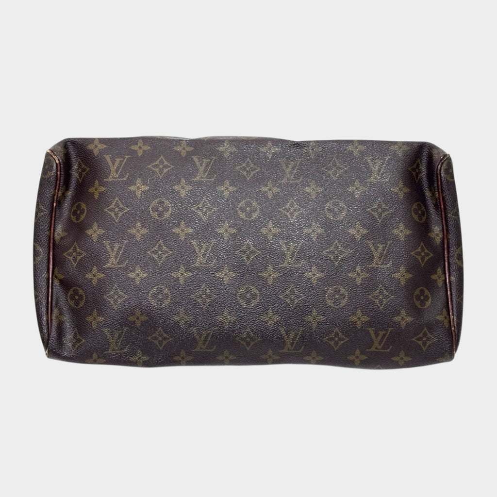 LOUIS VUITTON Monogram Speedy 35 Mini Boston Handbag M41524 (No Zipper Charm) Vintage