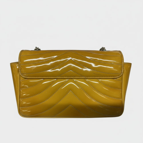 Authenticity verified CHANEL V-stitch enamel bag chain bag Tasche