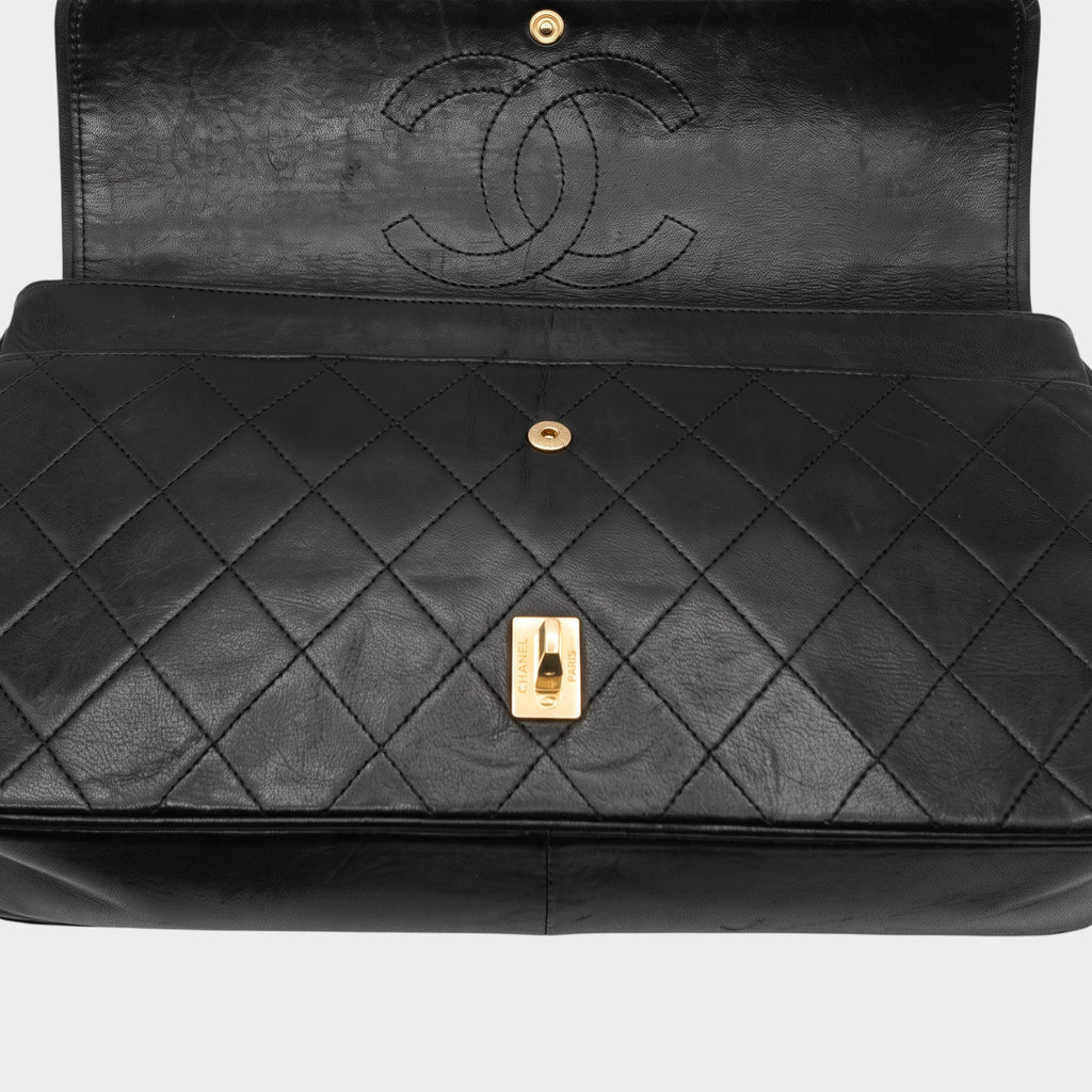 Chanel Matelassé 25 Double Flap Shoulder Bag Vintage Tasche
