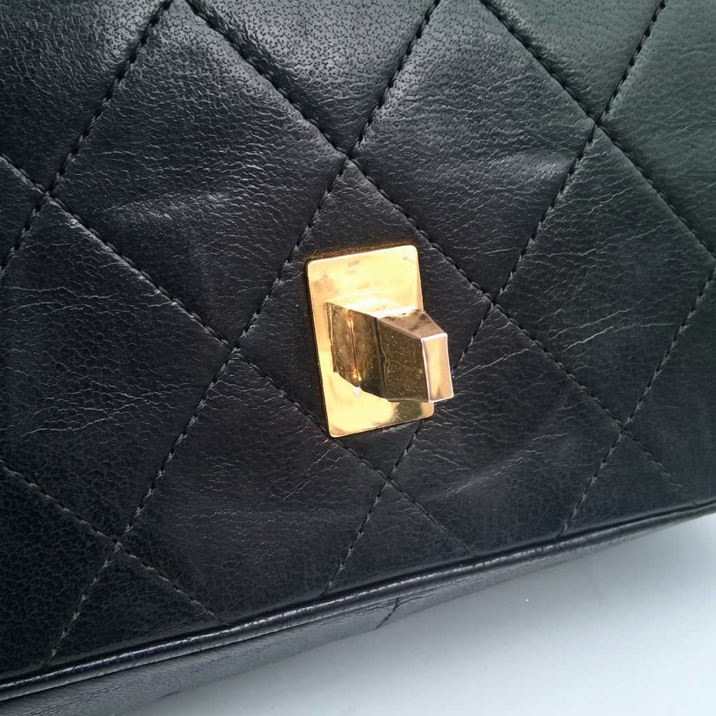 Chanel Matelassé 25 Double Flap Shoulder Bag Vintage Tasche