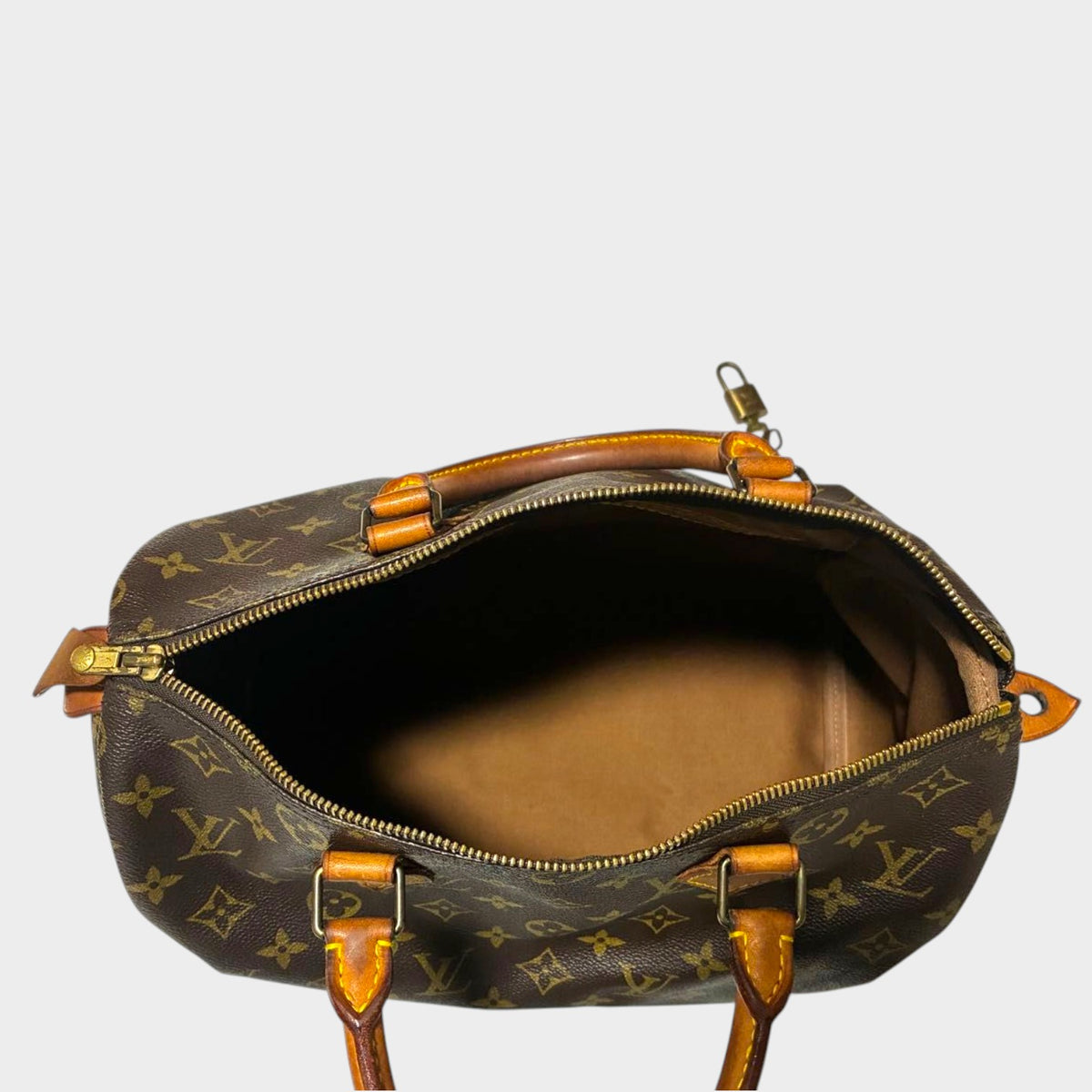 LOUIS VUITTON Monogram Speedy 30 Handbag, Made in France, Tasche