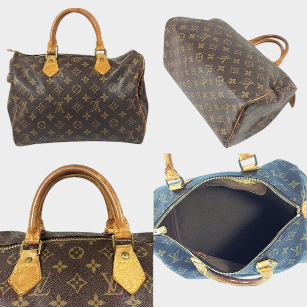 LOUIS VUITTON Monogram Speedy 30 M41526 Mini Boston Bag Handbag