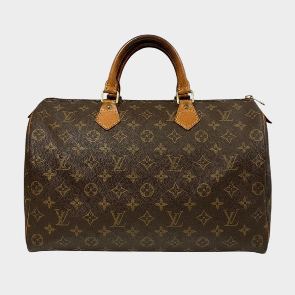 Louis Vuitton Monogram Speedy 35 M41524 Bag, Handbag, Boston Bag, Unisex