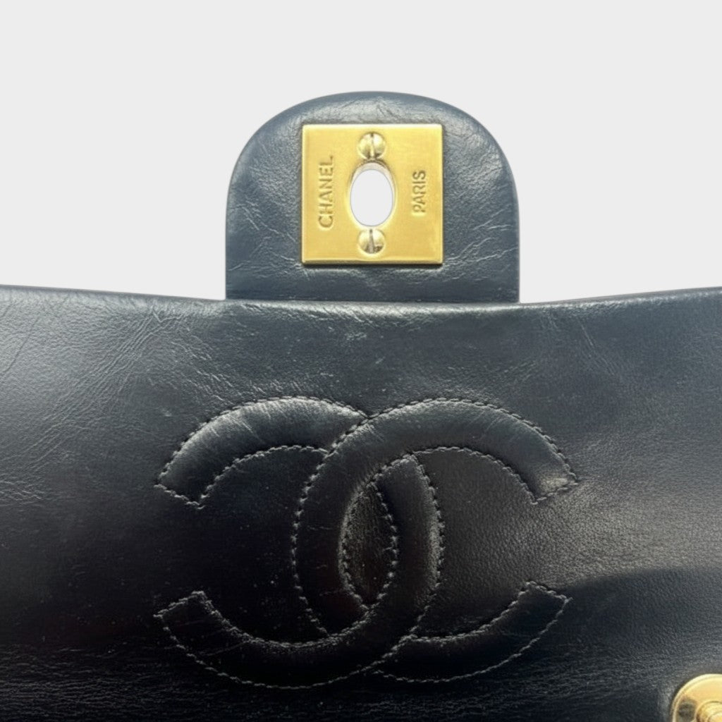 Chanel Mini Matelassé Turnlock Coco Mark Lambskin Chain Shoulder Bag