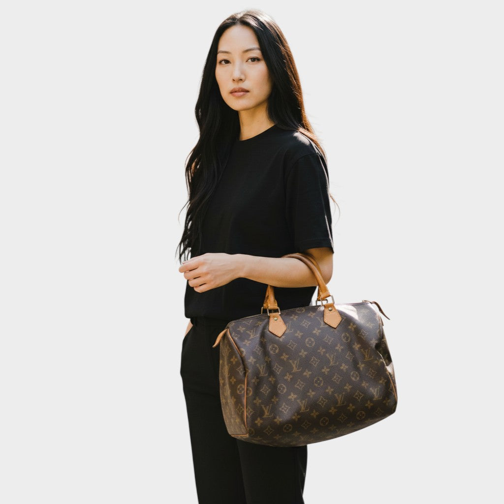 Louis Vuitton Monogram Speedy 35 M41524 Bag Handbag Women's