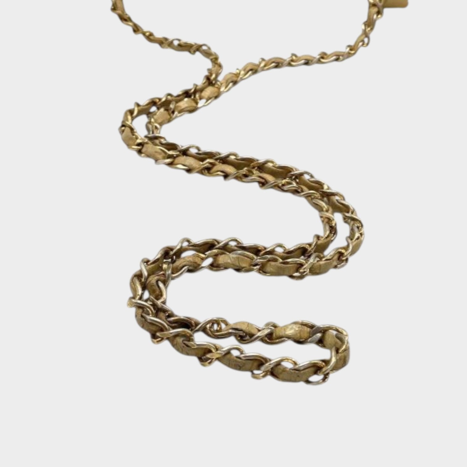 CHANEL Diana Coco Mark Matelassé Lambskin Chain Shoulder Tasche