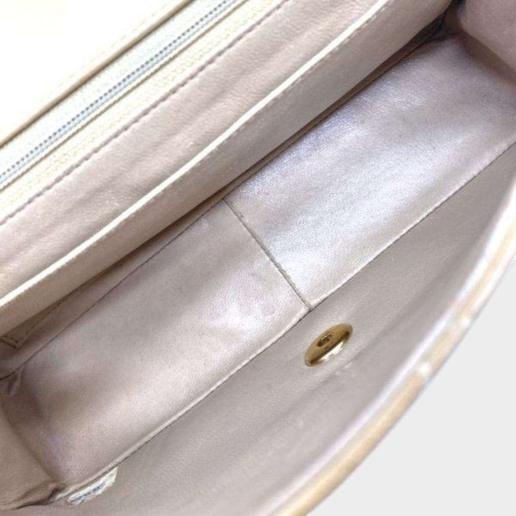 CHANEL Diana Coco Mark Matelassé Lambskin Chain Shoulder Tasche
