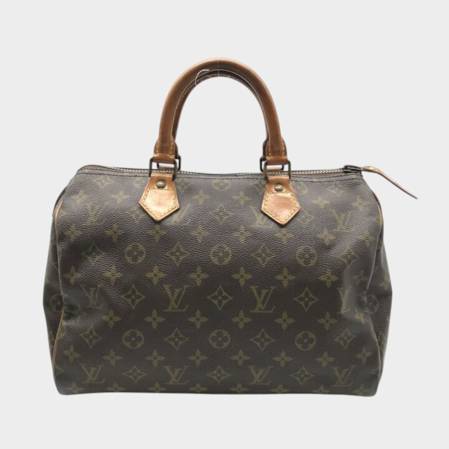 Excellent Condition LOUIS VUITTON Monogram Speedy 35 Handbag Boston Bag PVC Leather Brand Bag Women's