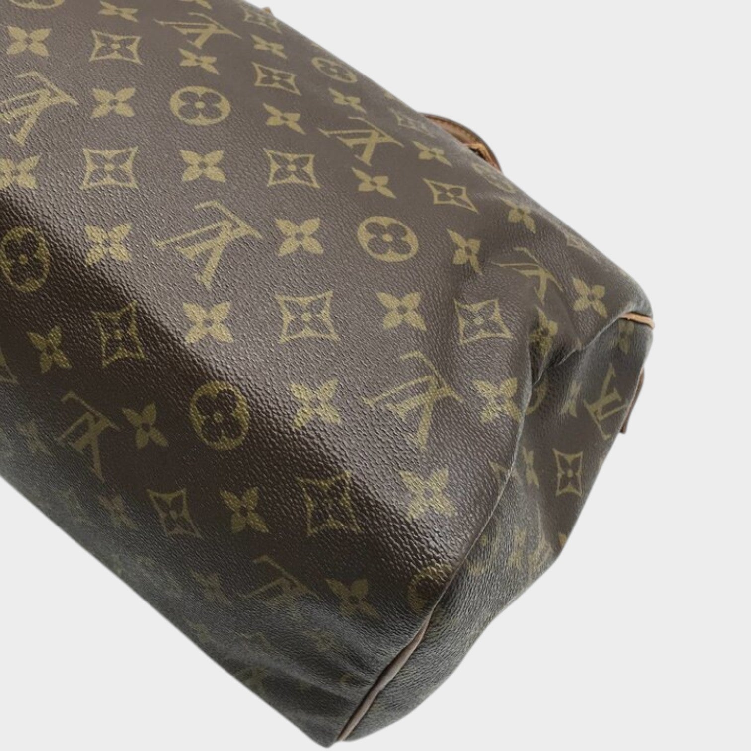 Excellent Condition LOUIS VUITTON Monogram Speedy 35 Handbag Boston Bag PVC Leather Brand Bag Women's