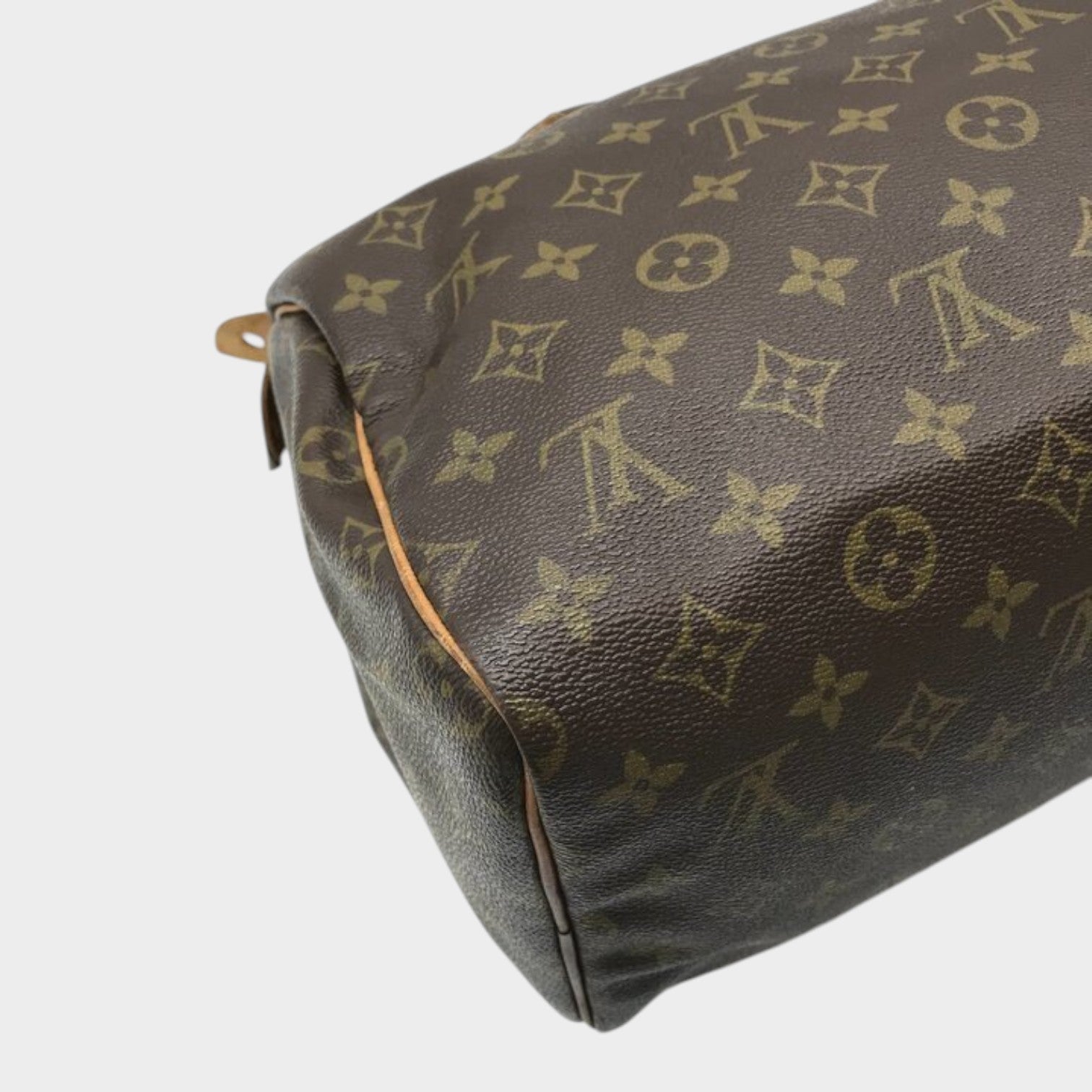 Excellent Condition LOUIS VUITTON Monogram Speedy 35 Handbag Boston Bag PVC Leather Brand Bag Women's