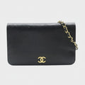 Excellent Condition CHANEL Chanel Coco Mark Lizard Leather Push-Tasche