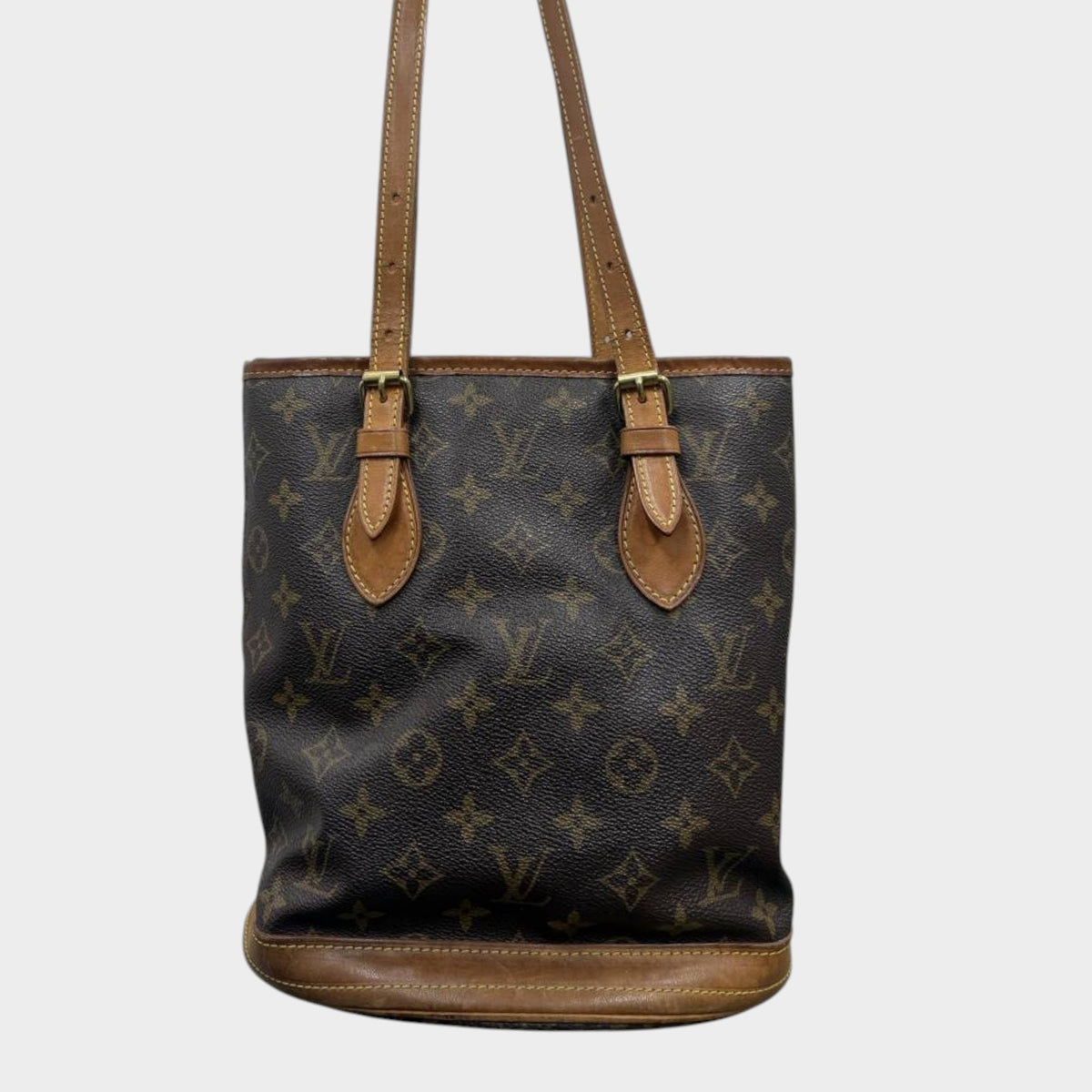 Louis Vuitton Petite Bucket Shoulder Bag Monogram Tasche
