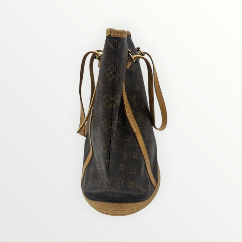 Louis Vuitton Bucket GM M42236 FL1001 Tote Bag PVC Coated Canvas Leather Monogram