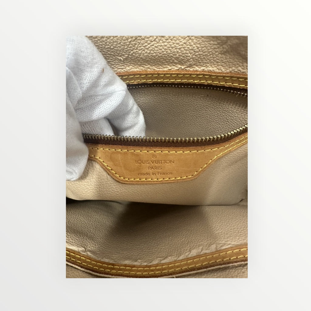 Louis Vuitton Bucket GM M42236 FL1001 Tote Bag PVC Coated Canvas Leather Monogram