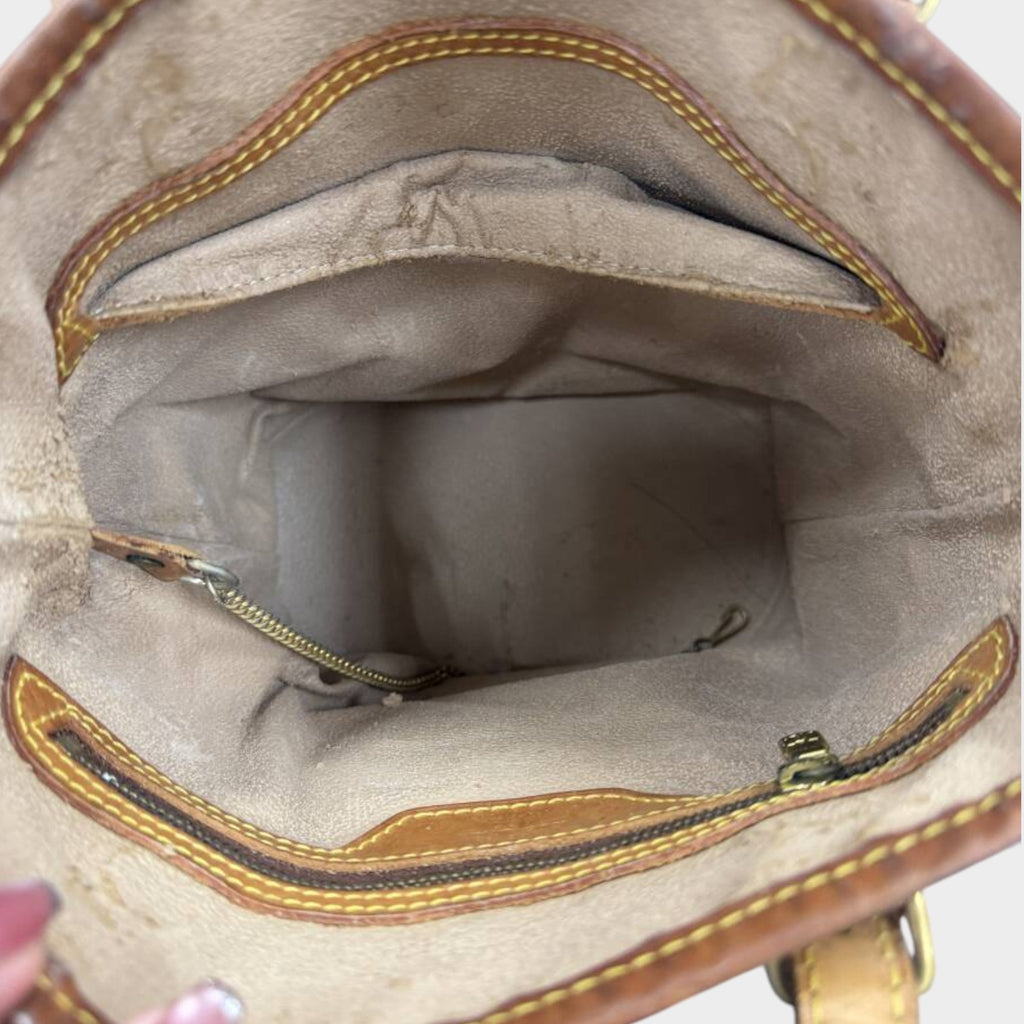Louis Vuitton Petite Bucket Shoulder Bag Monogram Tasche