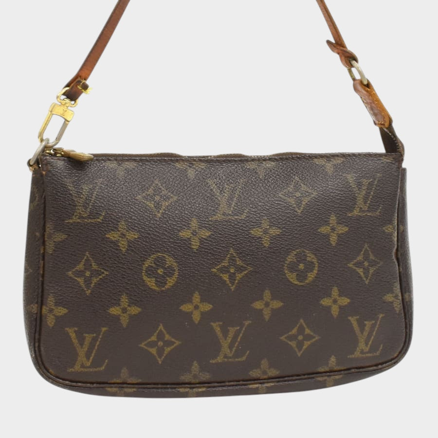 Louis Vuitton Pouch Handbag Pochette Accessoires M51980 Monogram Brown