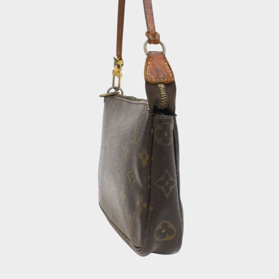 Louis Vuitton Pouch Handbag Pochette Accessoires M51980 Monogram Brown