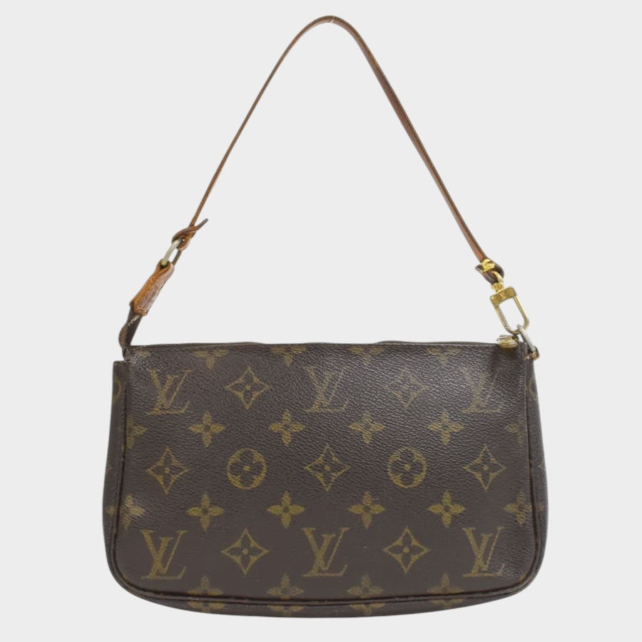Louis Vuitton Pouch Handbag Pochette Accessoires M51980 Monogram Brown