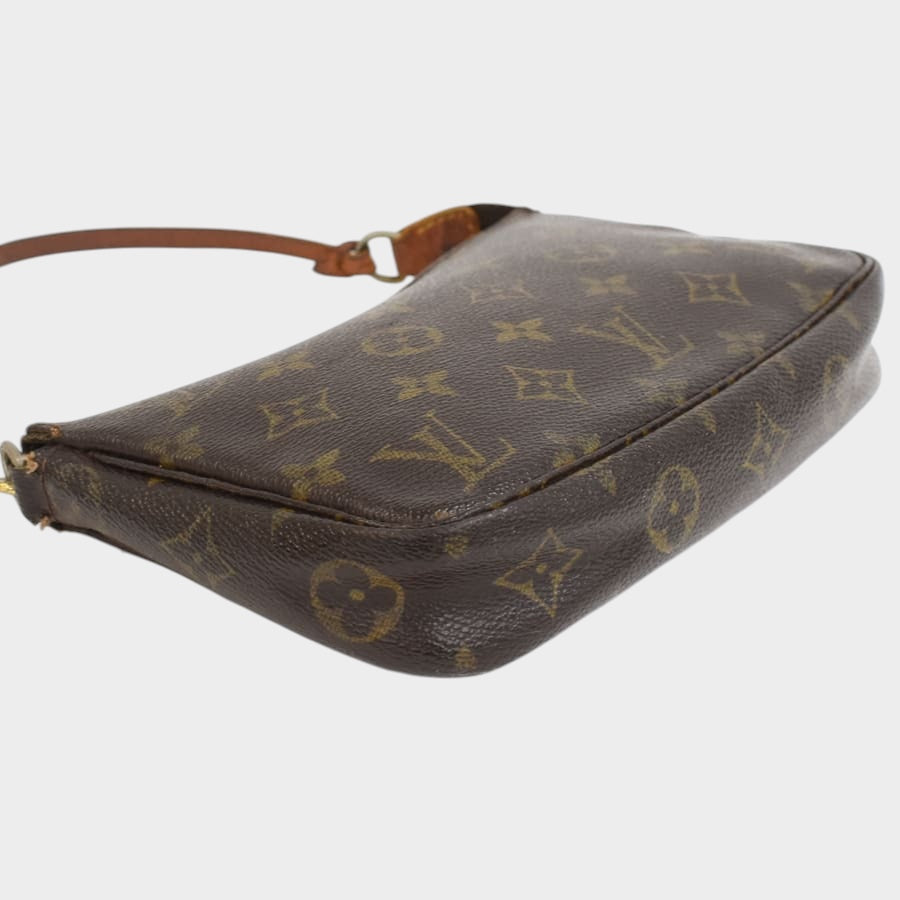 Louis Vuitton Pouch Handbag Pochette Accessoires M51980 Monogram Brown