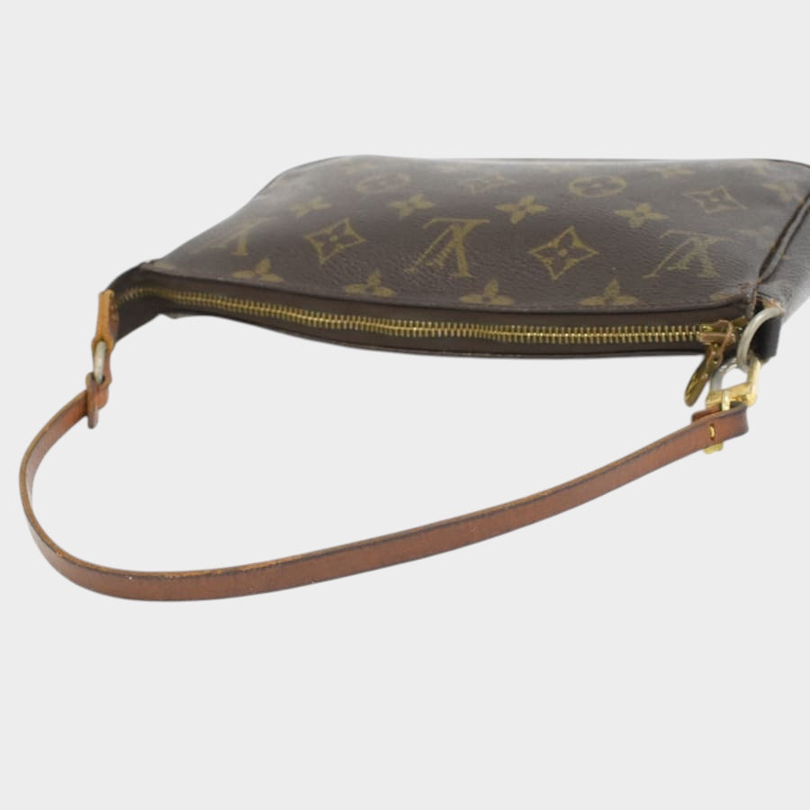 Louis Vuitton Pouch Handbag Pochette Accessoires M51980 Monogram Brown