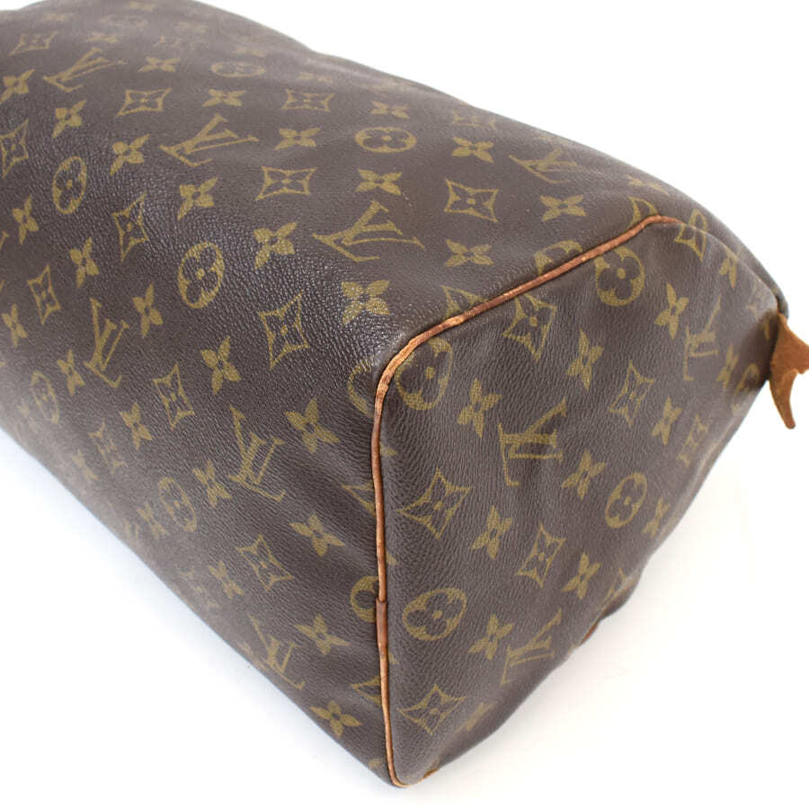 Louis Vuitton Speedy 30 Handbag M41526 Monogram Canvas x Leather Brown