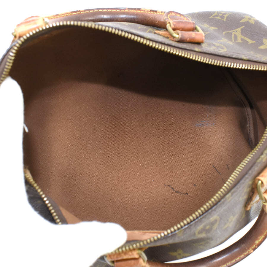 Louis Vuitton Speedy 30 Handbag M41526 Monogram Canvas x Leather Brown