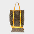 Louis Vuitton Monogram Bucket GM Tote with Pouch Tasche